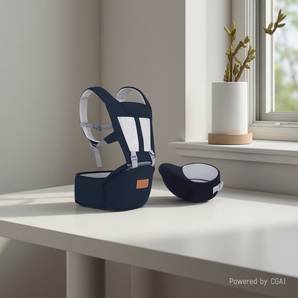 Cross-border baby carrier, front carry and back multi-functional child carrier, easy to travel, breathable back for children, baby carrier 100847430 Specification image