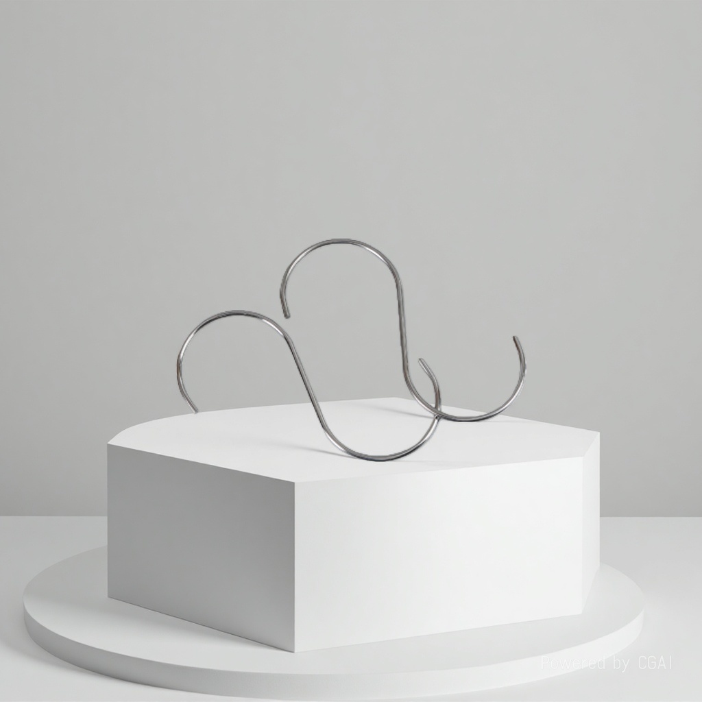 Solid stainless steel S-hooks have good load-bearing capacity details Picture
