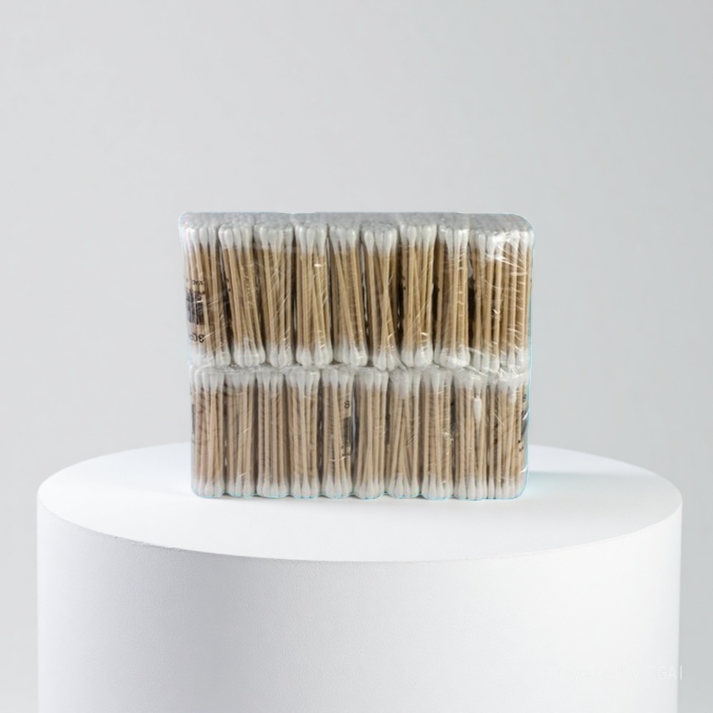 60 Premium sanitary cotton swabs, double-ended wooden swabs, cosmetic cotton swabs, wooden swabs, wooden cotton swabs Application Scenario