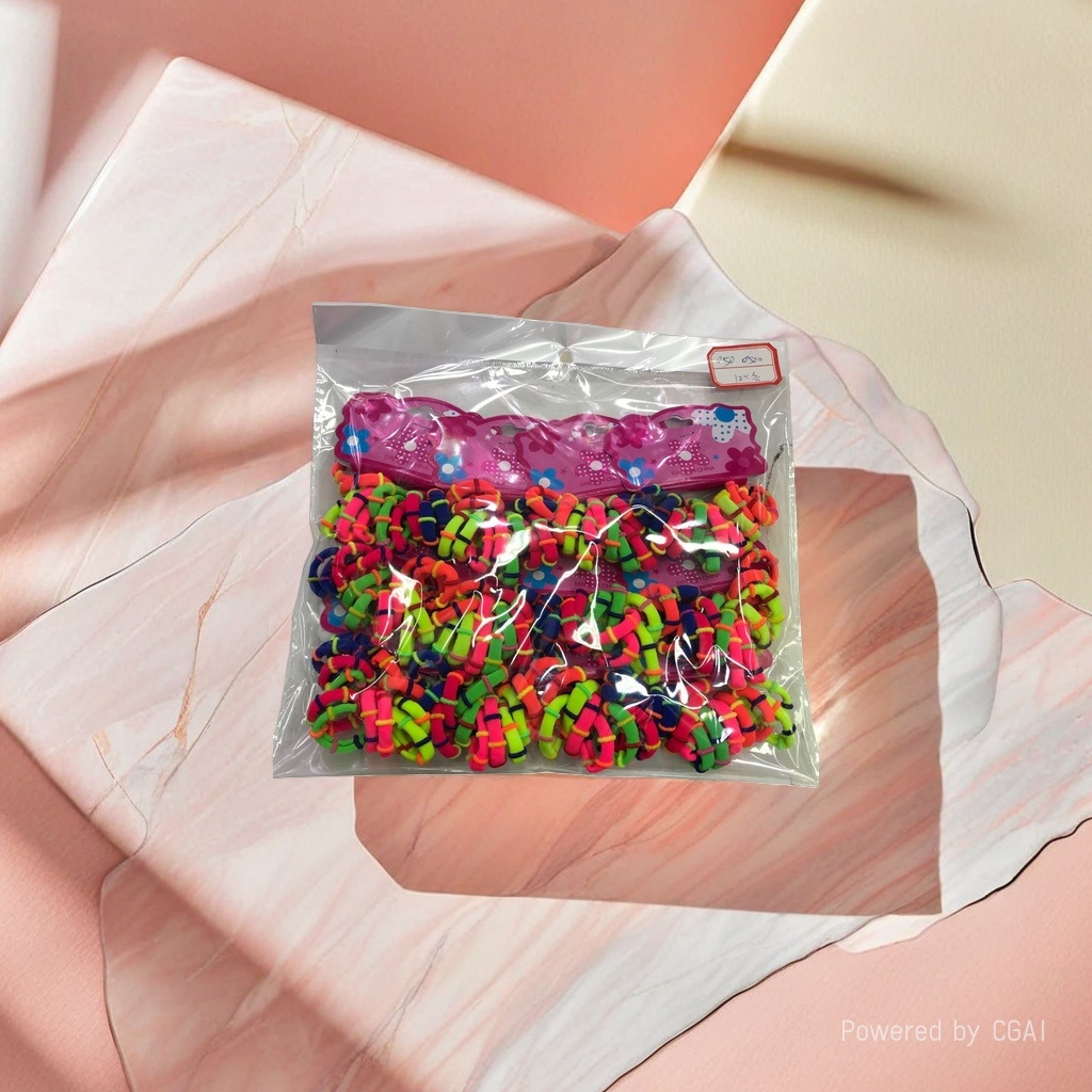 彩色大肠发圈儿童发饰整批发圈饰品可爱发圈