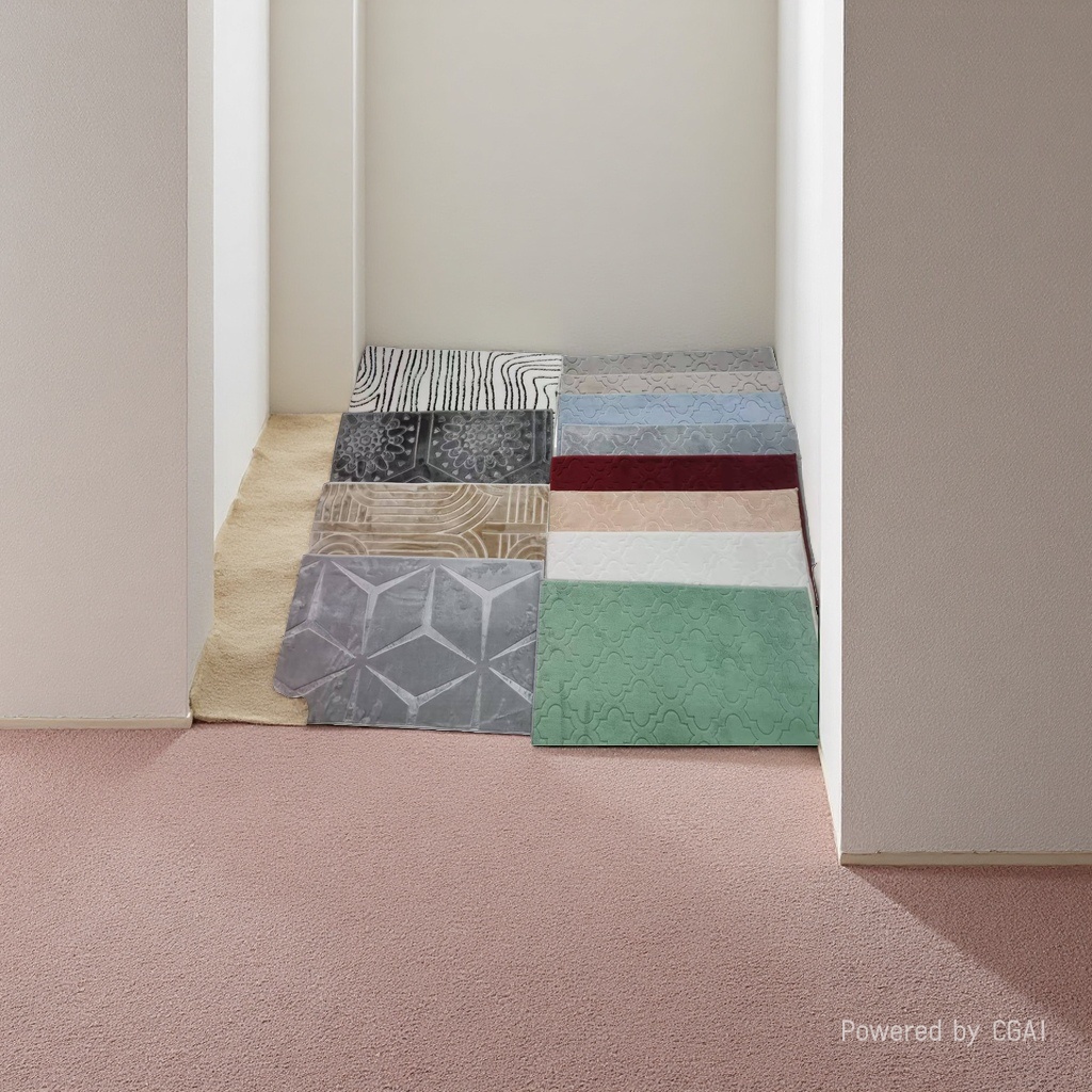 The factory's new daily necessities carpet floor mat, home carpet, thickened floor mat, home anti-slip, soft and warm floor mat for living room and bedroom in two sizes