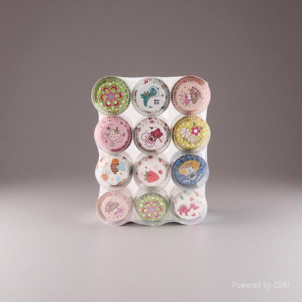多色蛋糕纸 11cm   100pcs/桶 底部直径5*高3cm