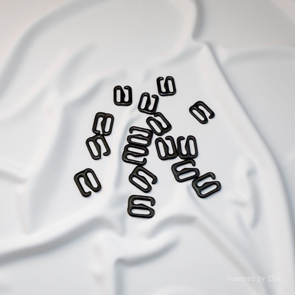 8mm inner diameter black iron rubber-coated 9-shaped hook in stock