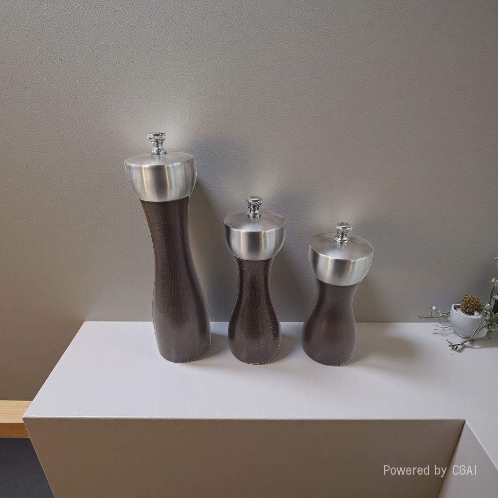 Pepper grater, salt shaker, kitchen storage, stainless steel, wooden, high-quality kitchenware Application Scenario