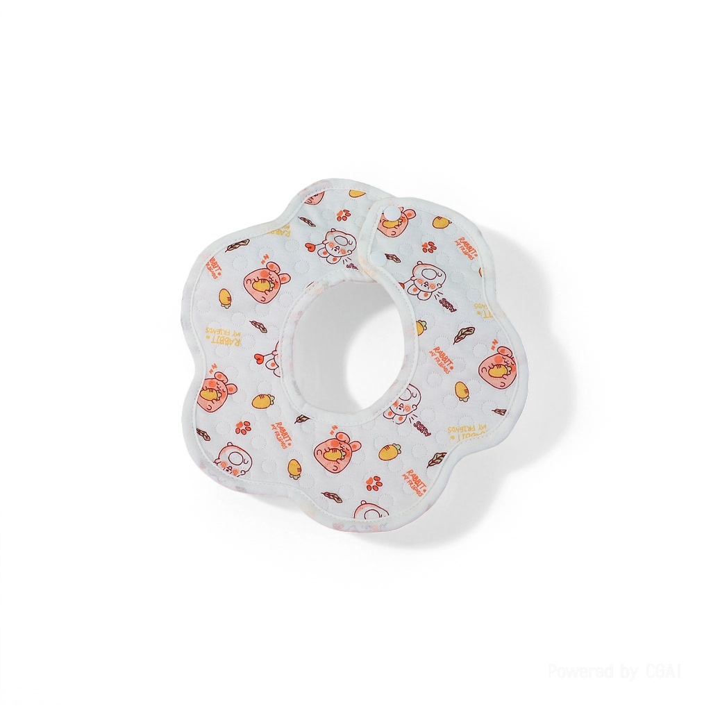 Cartoon-patterned baby bibs, ins wipes 2026, silicone rice bibs, bibs, wipes details Picture