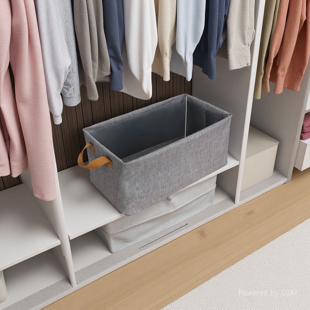 Grey fabric storage box, main body, wooden tissue box, hotel tissue box, craft paper box