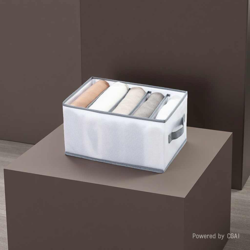 Cosmetics storage box, desktop storage box, 180ml multi-layer storage box, storage items, beauty storage box Specification image