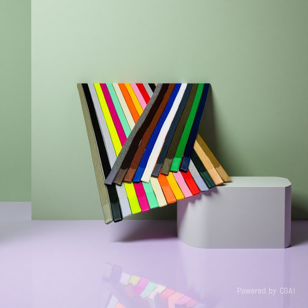 Rainbow gradient polyester webbing, colored ribbon edge, fabric strip pull tape, nylon 10mm, 145, 155, 192 Application Scenario