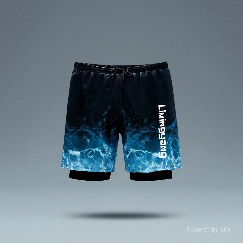Quick-drying swimming trunks for men: Breathable, lightweight, comfortable, large-sized, slim fit