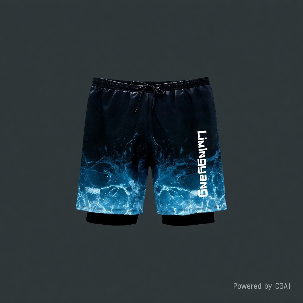 Quick-drying swimming trunks for men: Breathable, lightweight, comfortable, large-sized, slim fit Application Scenario