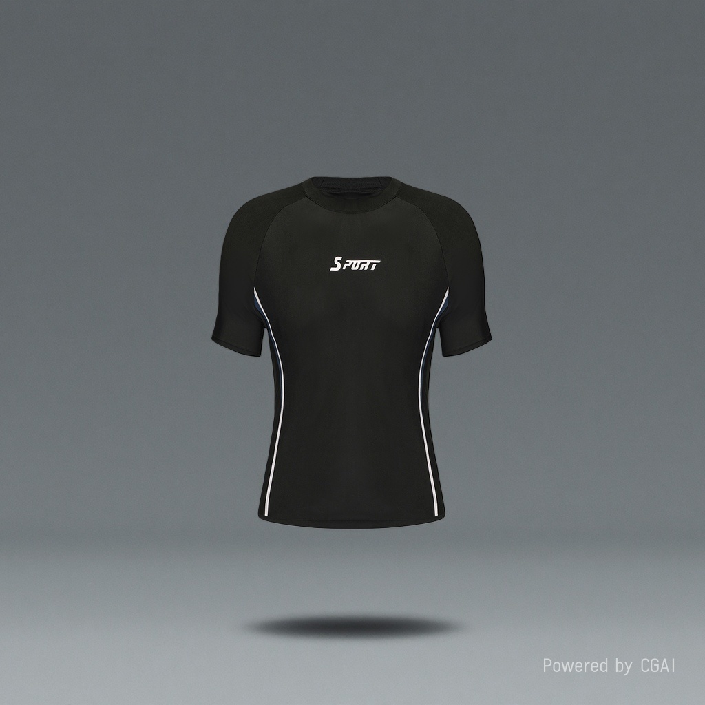 Black sporty short-sleeved top, ice-feel T-shirt, POLO shirt, leftover T-shirt, motorcycle T-shirt, ice silk short-sleeved shirt