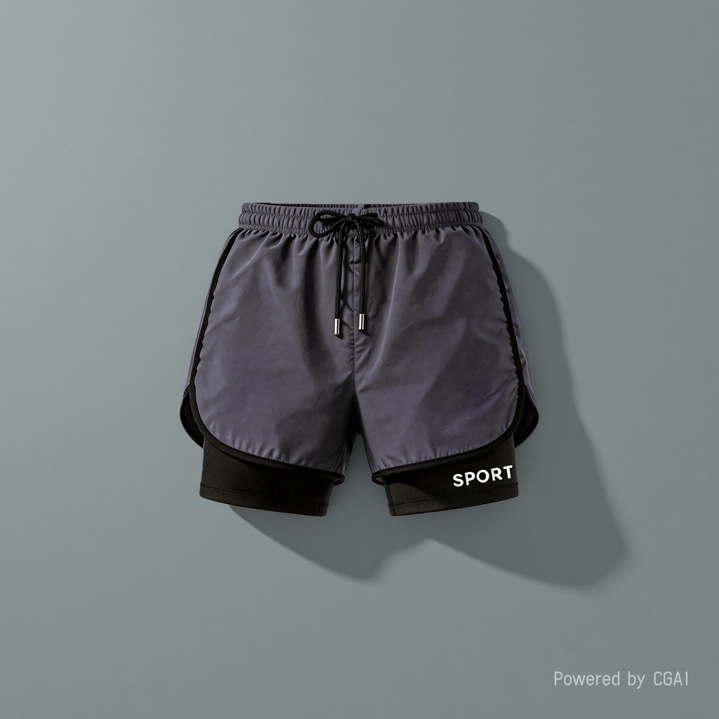 Quick-drying swimming trunks for men: Breathable, lightweight, comfortable and slimming style details Picture