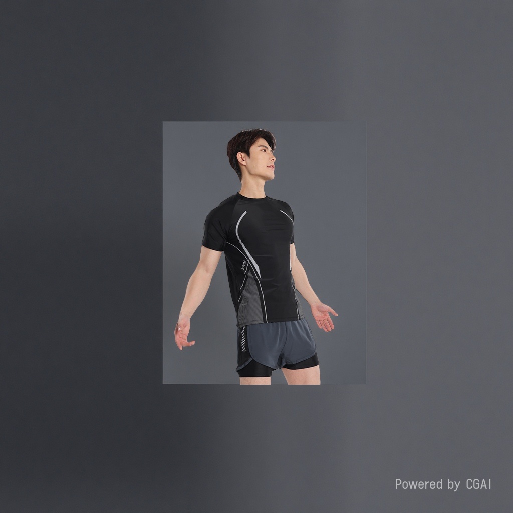 Alo yoga wear, sporty and casual set, men's sportswear, motorcycle, two-piece raincoat, sportswear, male model Application Scenario