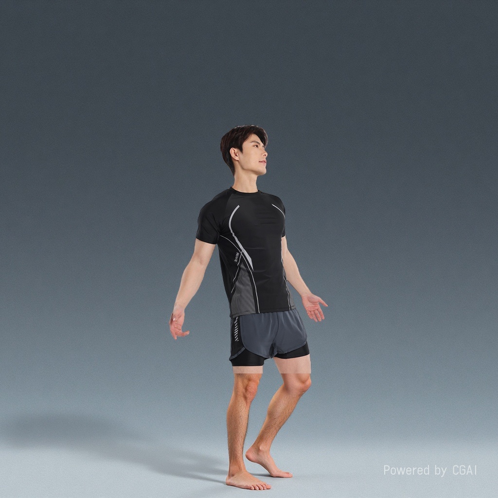 Alo yoga wear, sporty and casual set, men's sportswear, motorcycle, two-piece raincoat, sportswear, male model