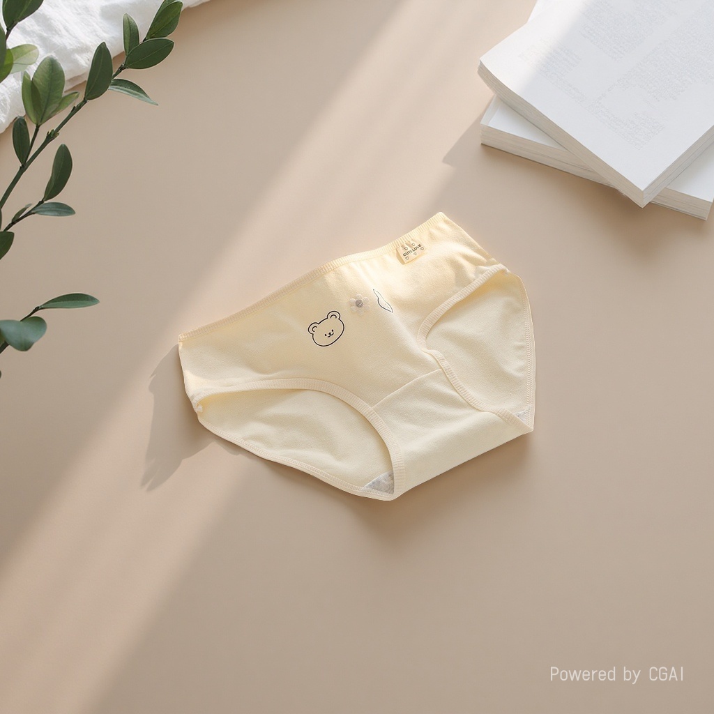 Light-colored cotton women's briefs and lace underpants are breathable and comfortable for daily wear Application Scenario