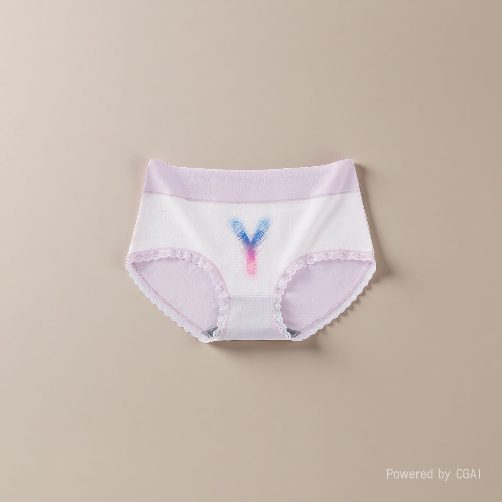 Thick, breathable and comfortable pink lace-trimmed women's underwear for daily wear Application Scenario