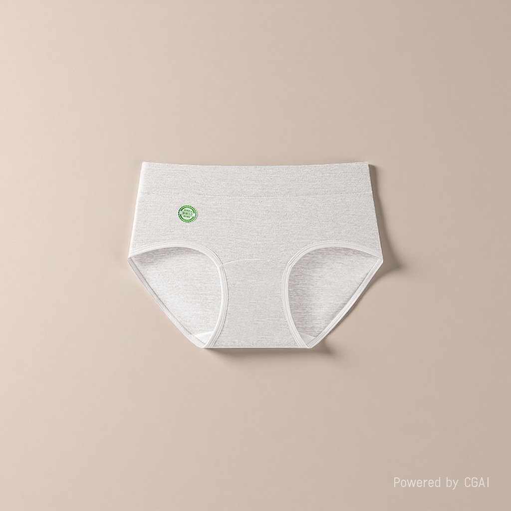 Grey cotton women's underwear, lace women's underwear, main body underwear, breathable, comfortable and soft Specification image