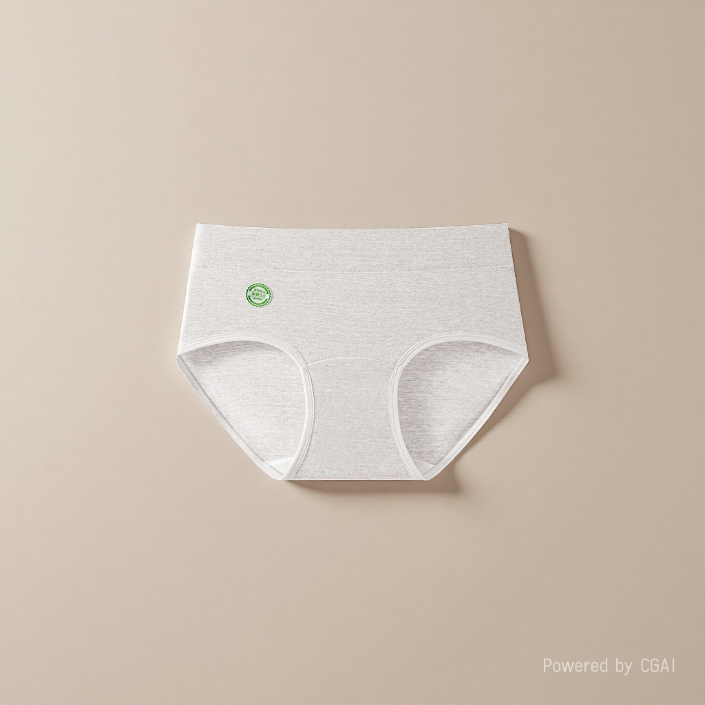 Grey cotton women's underwear, lace women's underwear, main body underwear, breathable, comfortable and soft details Picture