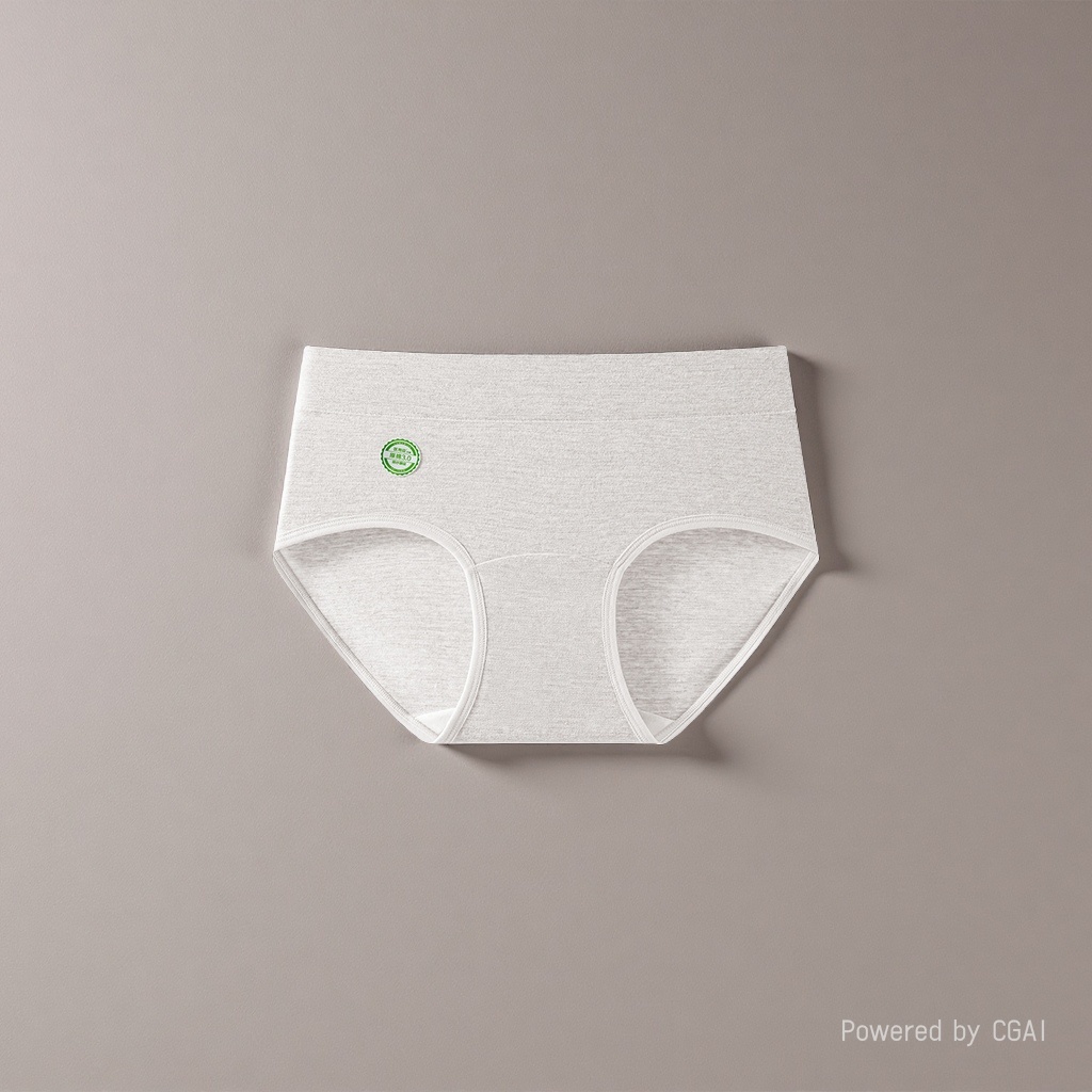 Grey cotton women's underwear, lace women's underwear, main body underwear, breathable, comfortable and soft