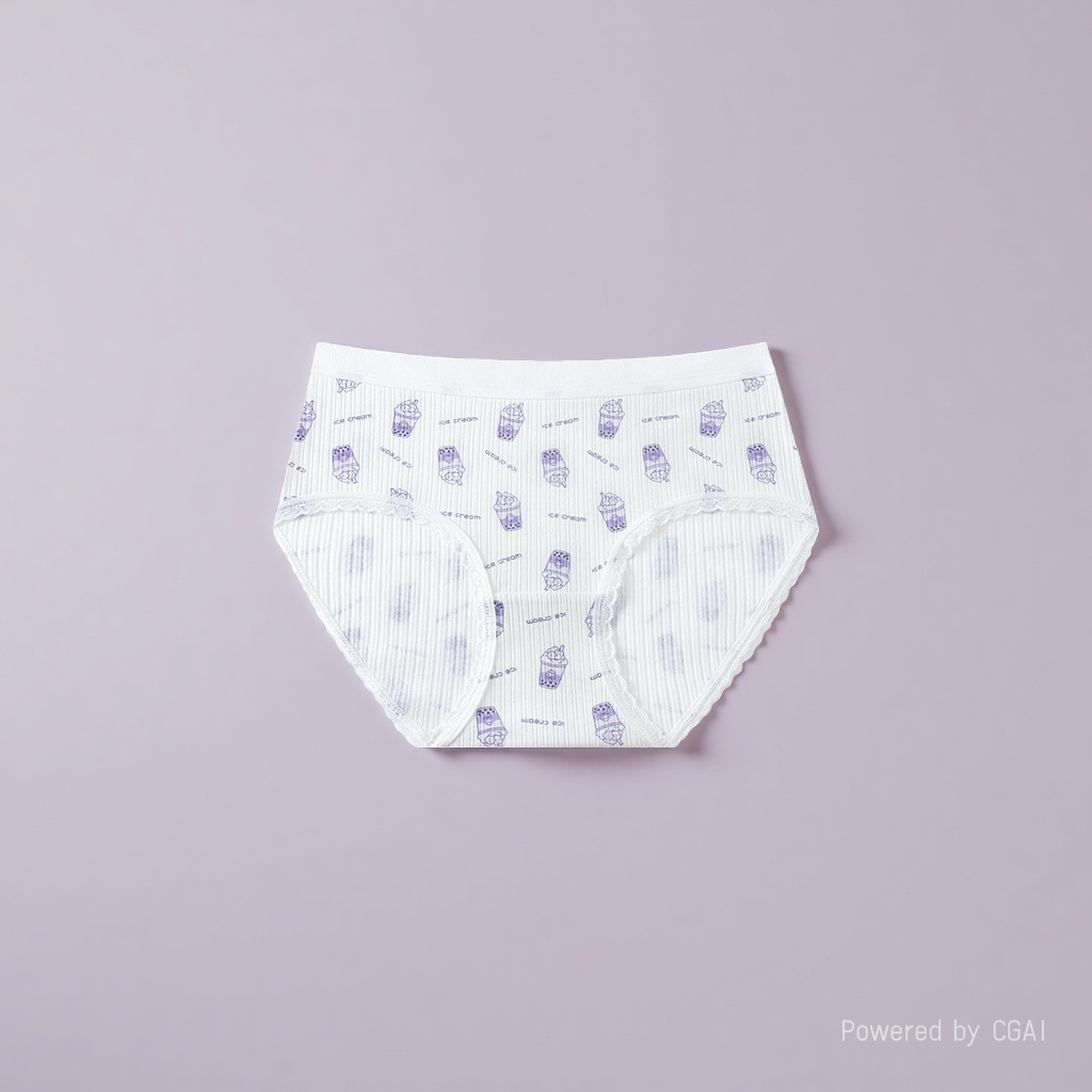 Lace printed women's underwear, underwear, undergarments, breathable, comfortable, soft, thickened style Specification image