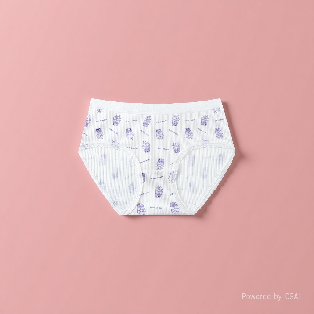 Lace printed women's underwear, underwear, undergarments, breathable, comfortable, soft, thickened style Application Scenario