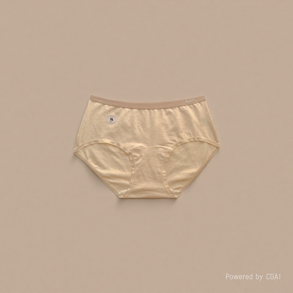 Light-colored cotton women's lace briefs are comfortable and breathable for daily use