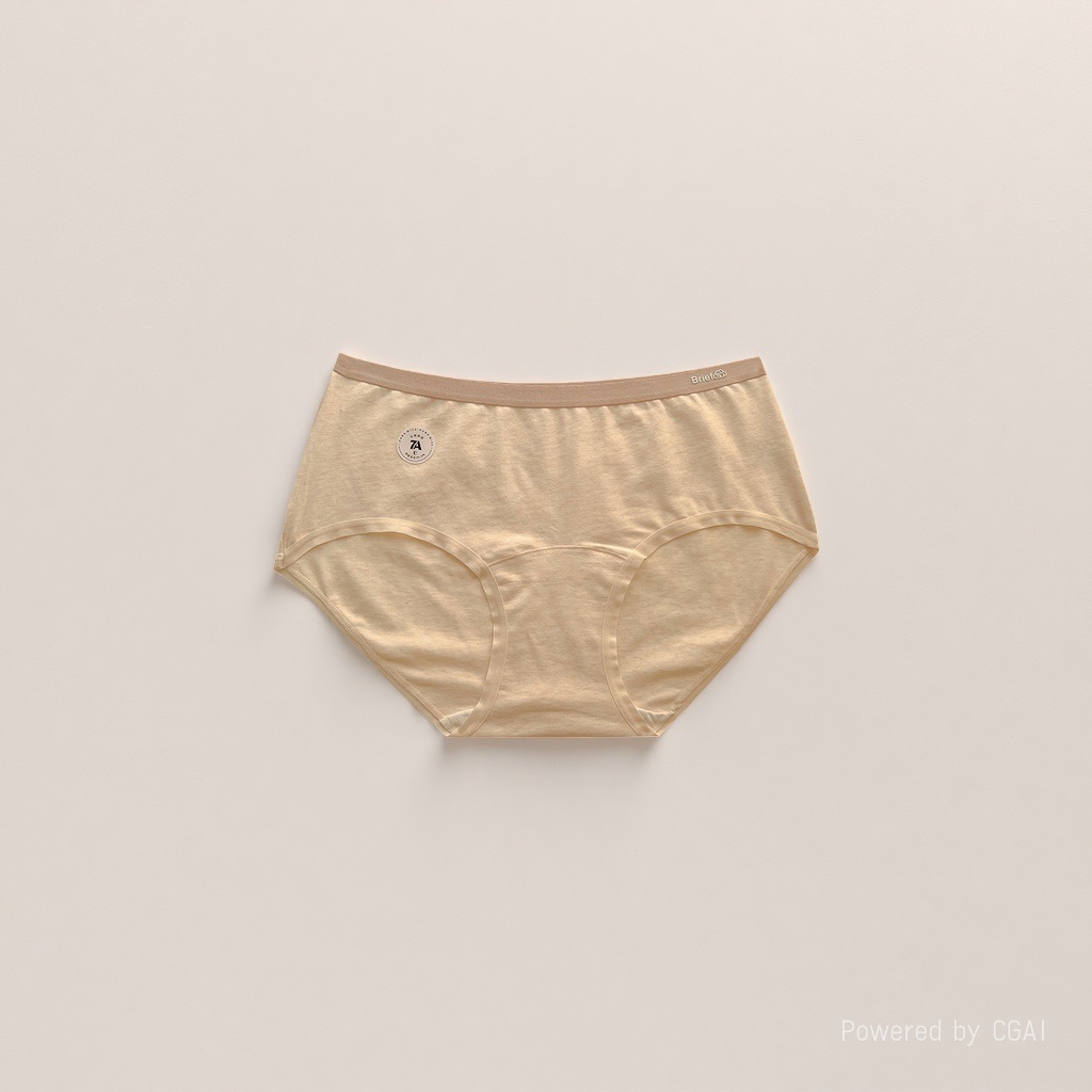 Light-colored cotton women's lace briefs are comfortable and breathable for daily use details Picture
