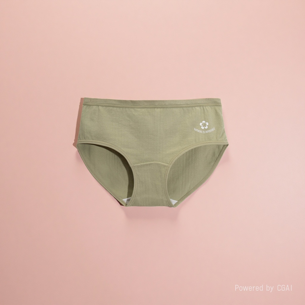 Olive green lace women's underwear, women's underwear, underwear, 100% cotton, comfortable and breathable Application Scenario