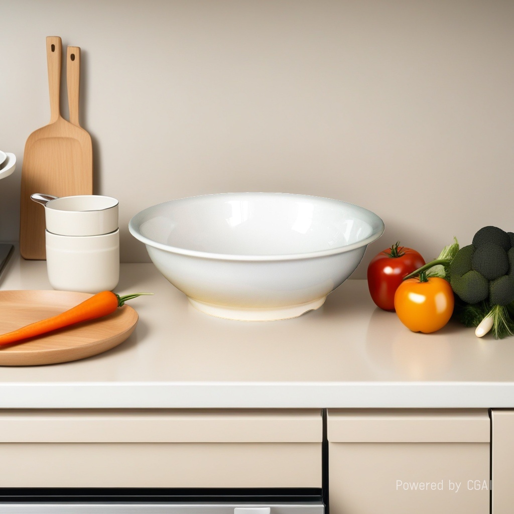 White ceramic square salad bowl, instant noodle bowl, melamine bowl, 180ml Application Scenario