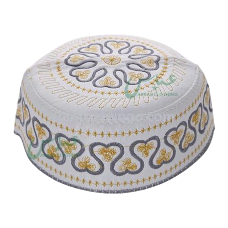 Muslim gold thread long headscarf, women's pilgrimage scarf, Malaysian clothing 085801064 Item Picture