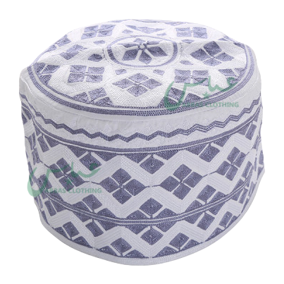 Arab men's embroidered prayer hat in stock for wholesale 2 Item Picture