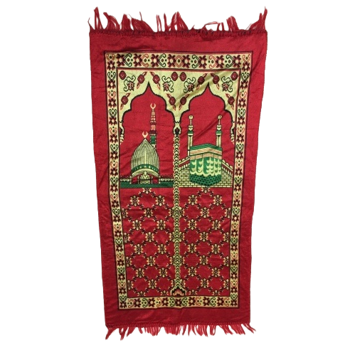 Red Buddhist ritual items, thickened prayer blankets, and temple worship MATS Item Picture