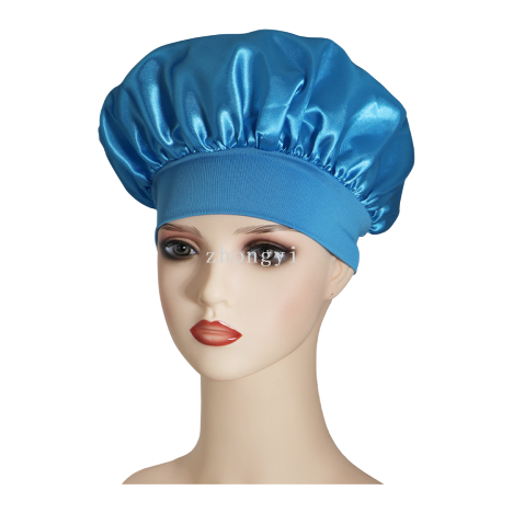 Cross-border best-selling solid-color wide-brimmed stretch adult nightcap, men's and women's fashionable hair care and beauty bath cap, colored Ding cap 134551784 Item Picture