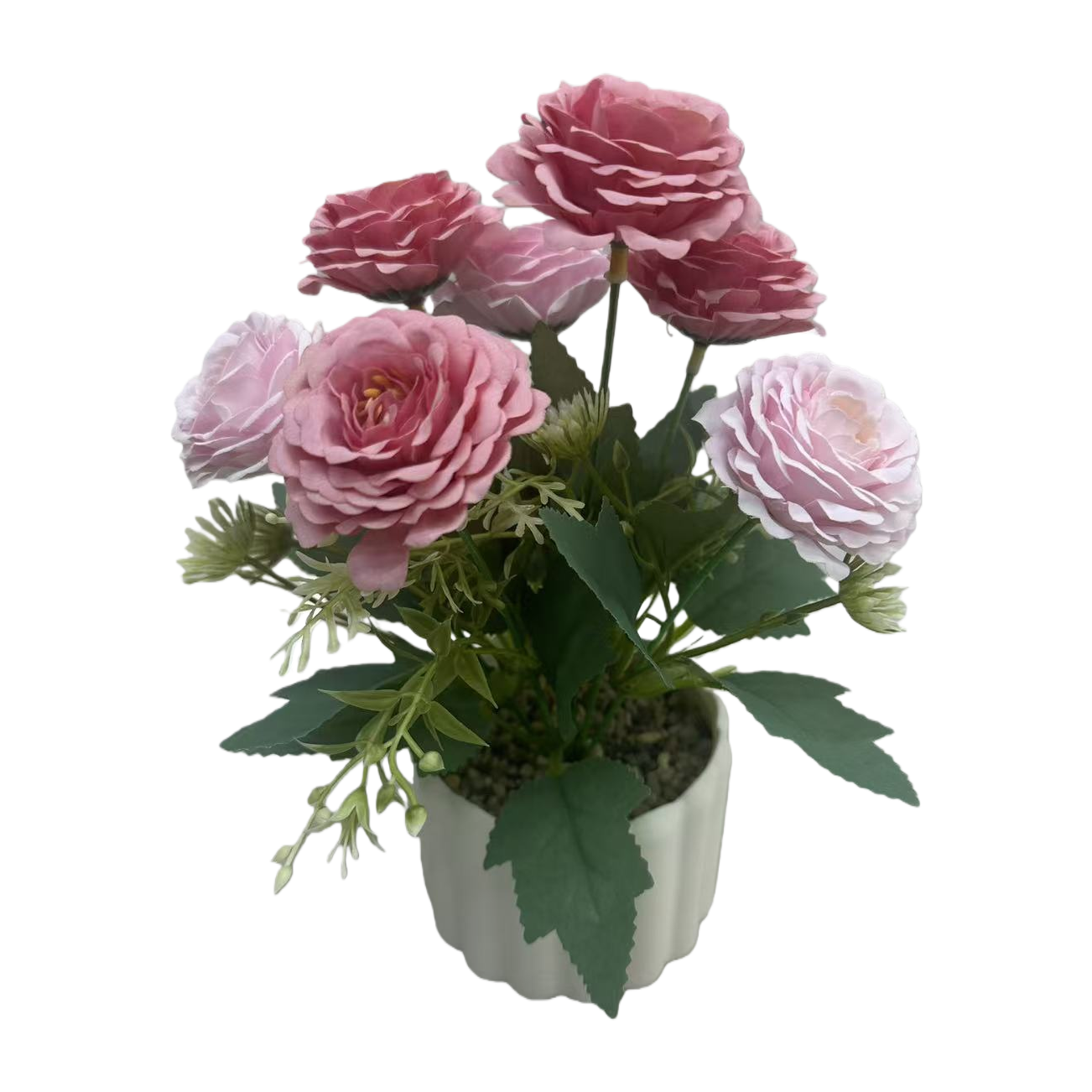 Flowers/玫瑰/仿真玫瑰花/花园/奔现花束白底实物图