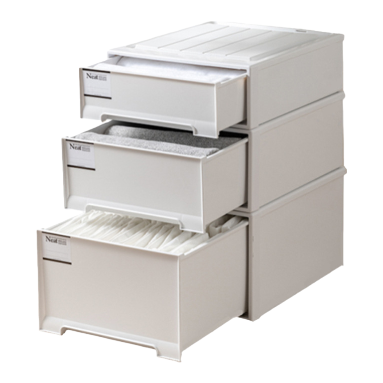 Fabric storage box, drawer-type folding storage box, storage cabinet, 15L large capacity, dust-proof and breathable Item Picture