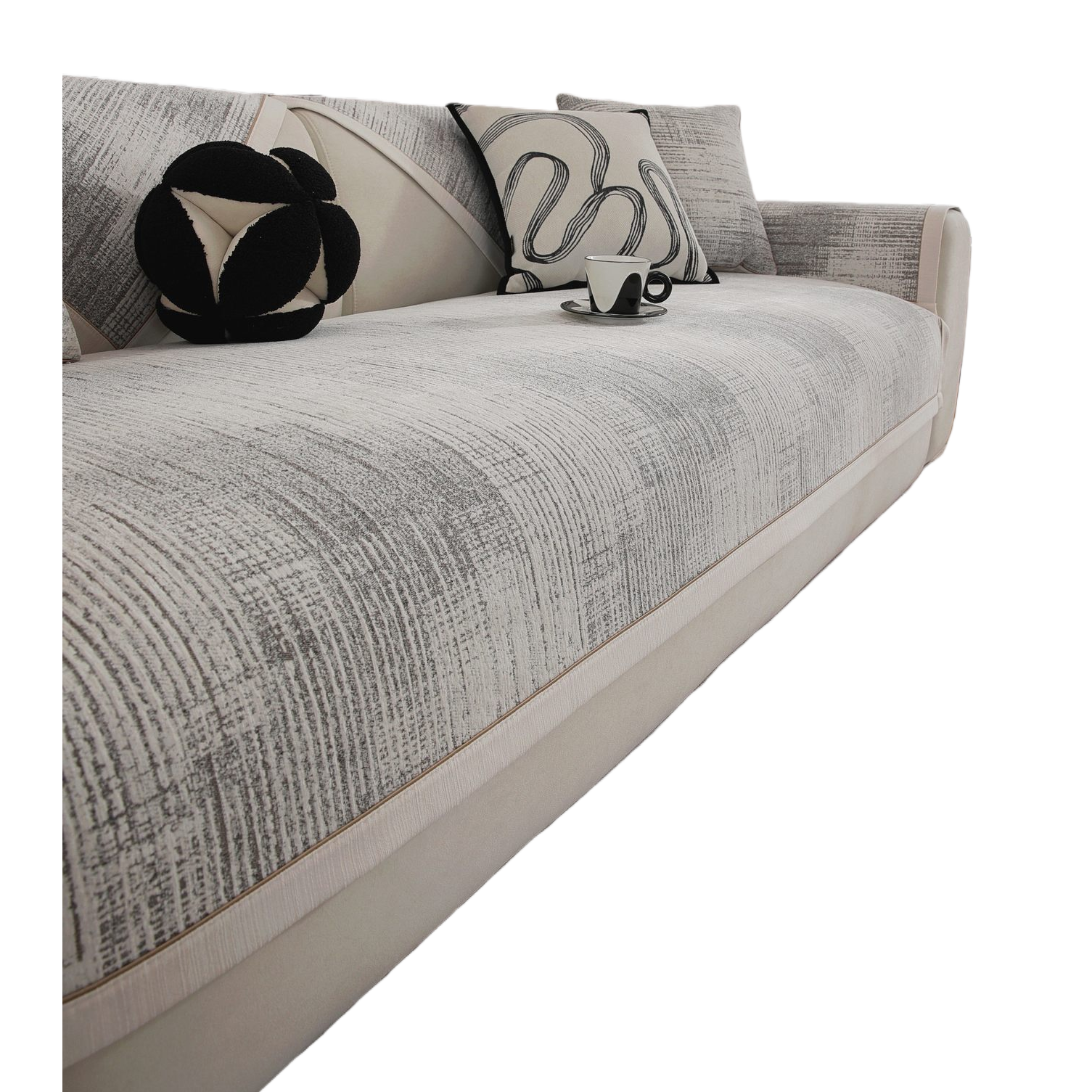 Simple sofa cushions, all-season universal anti-slip, direct sales from foreign trade factory, sofa covers with hairpin 142233725 Item Picture
