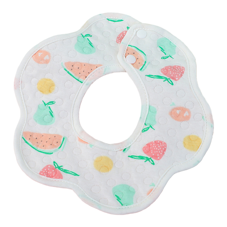 ins Saliva wipes 2026 Fruit Pattern Baby Bib Silicone Rice Bag Baby Products Item Picture