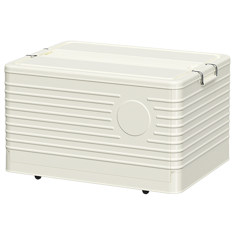 White fabric storage box, drawer-type folding storage box, storage box 15L Item Picture