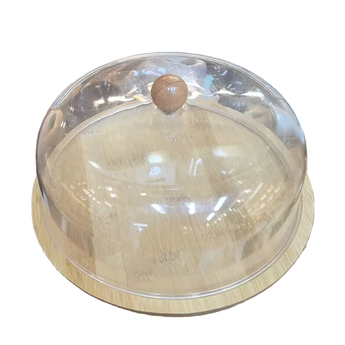 Kitchen storage, pastry storage, cake plates, plastic LIDS, bamboo plates Item Picture