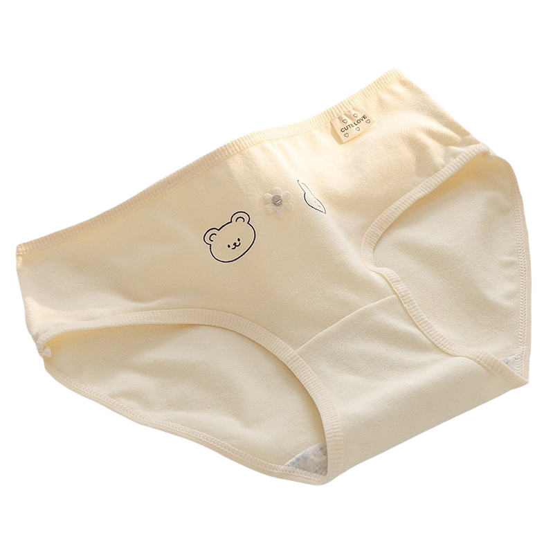 Light-colored cotton women's briefs and lace underpants are breathable and comfortable for daily wear Item Picture