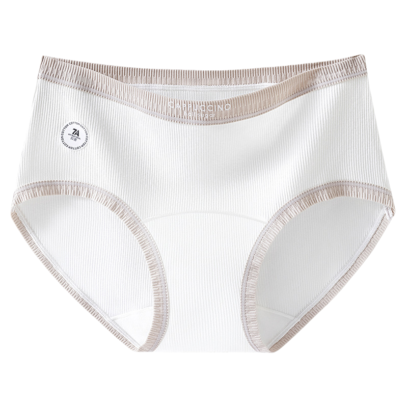 White lace women's underwear, breathable, comfortable, seamless pure cotton underwear for women Item Picture