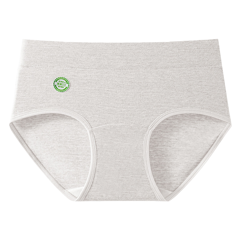 Grey cotton women's underwear, lace women's underwear, main body underwear, breathable, comfortable and soft Item Picture