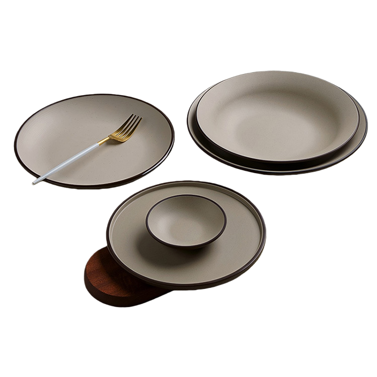 Square bowl, plate and bowl set, tableware bowl and plate combination, bowl, plate and tableware souvenir gift box set Item Picture