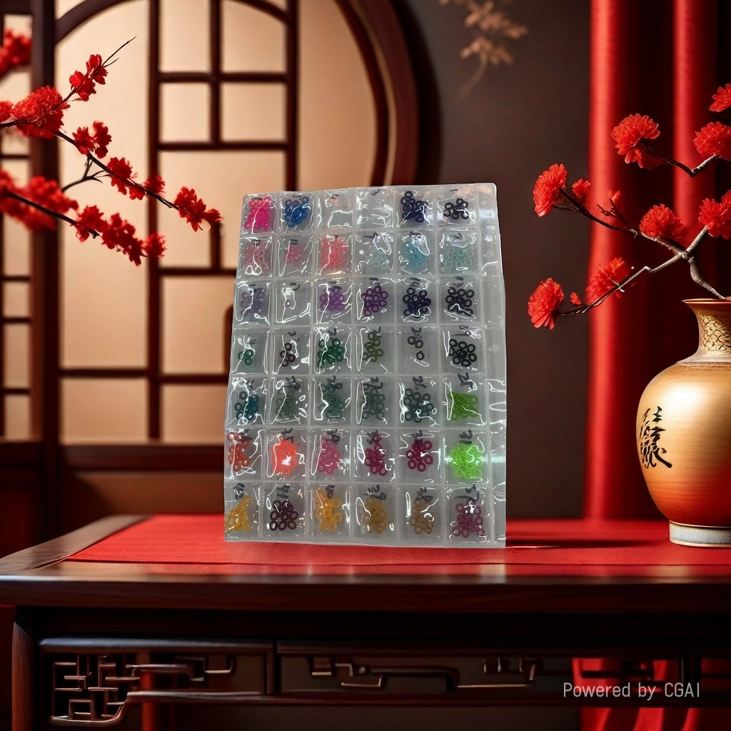 七彩色锦纶缠绕菠萝结线环小线圈菠萝扣DIY手工编织手链饰品配件