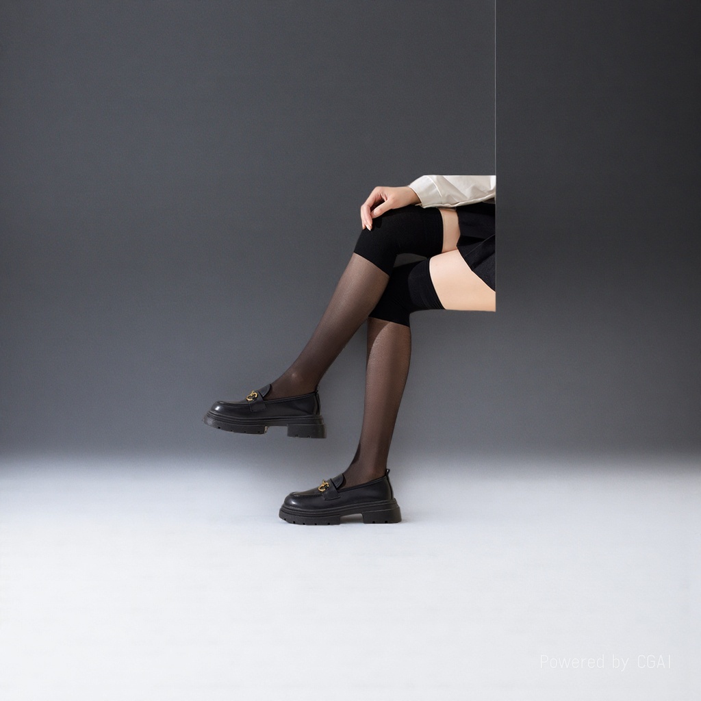 Black stockings for girls are sexy in summer. Thickened fleshy stockings and calf socks for girls are cute in summer Specification image