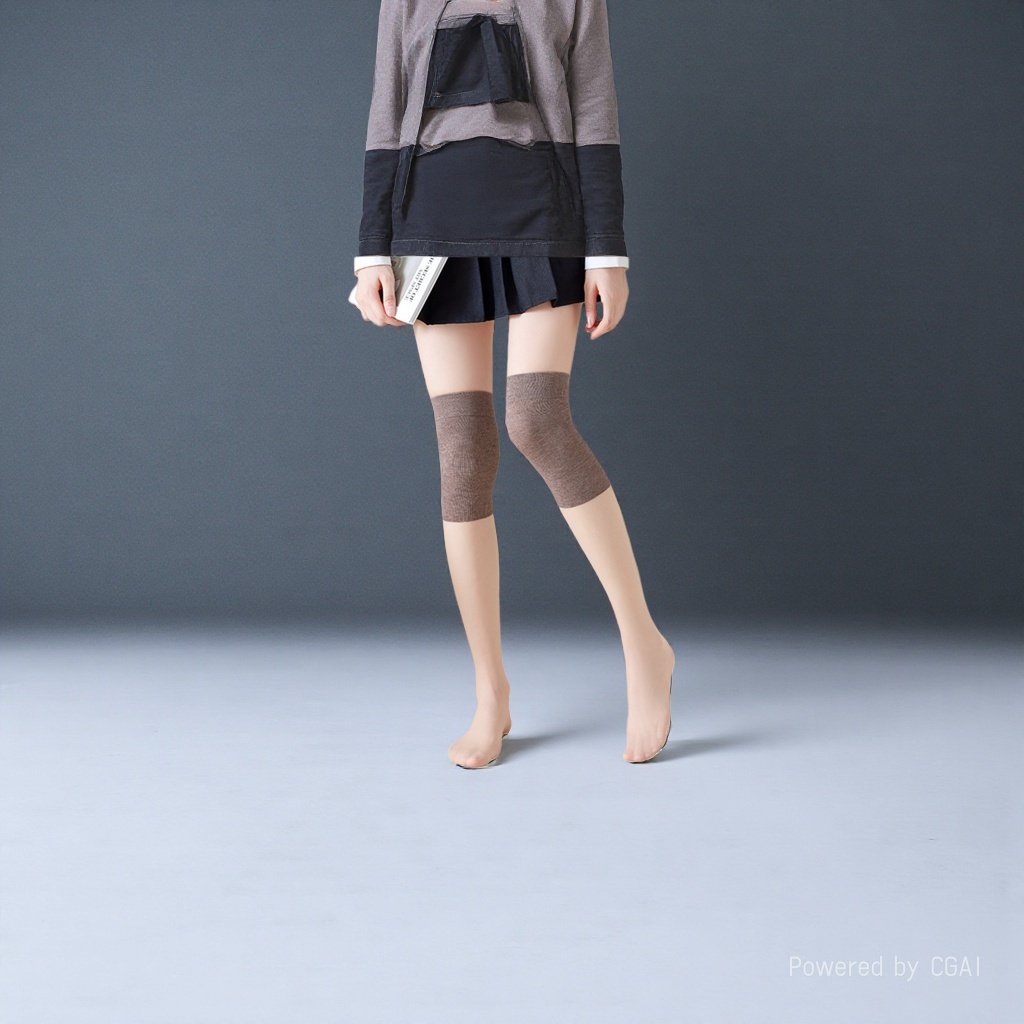 Knee pads, leggings, yoga wear, knee pads + knee and leg pads for warmth and slimming details Picture