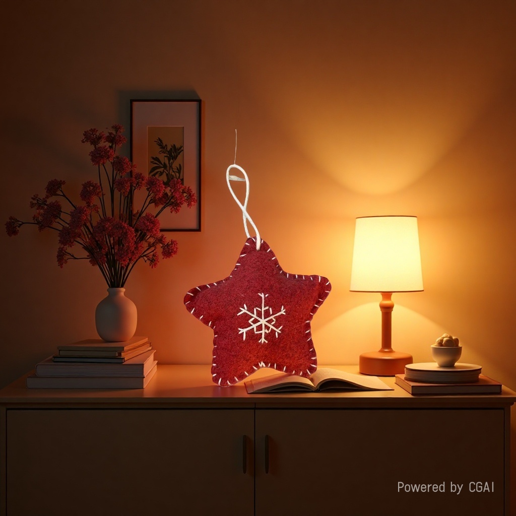 Christmas decorations, Christmas hats, Christmas tree ornaments, and festive atmosphere arrangements