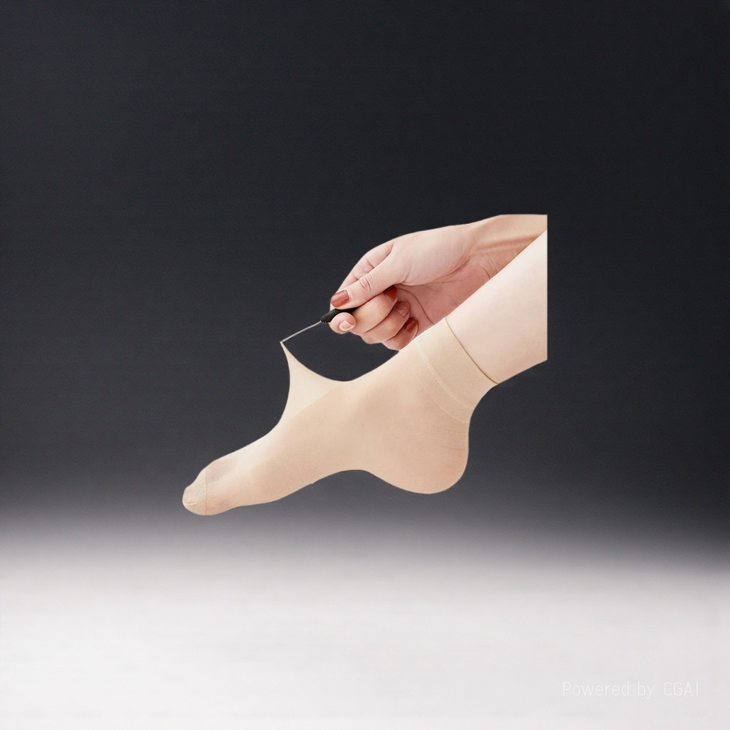 Silicone waterproof sock covers for baby feet in Yiwu + flesh-colored short socks for the ankles details Picture