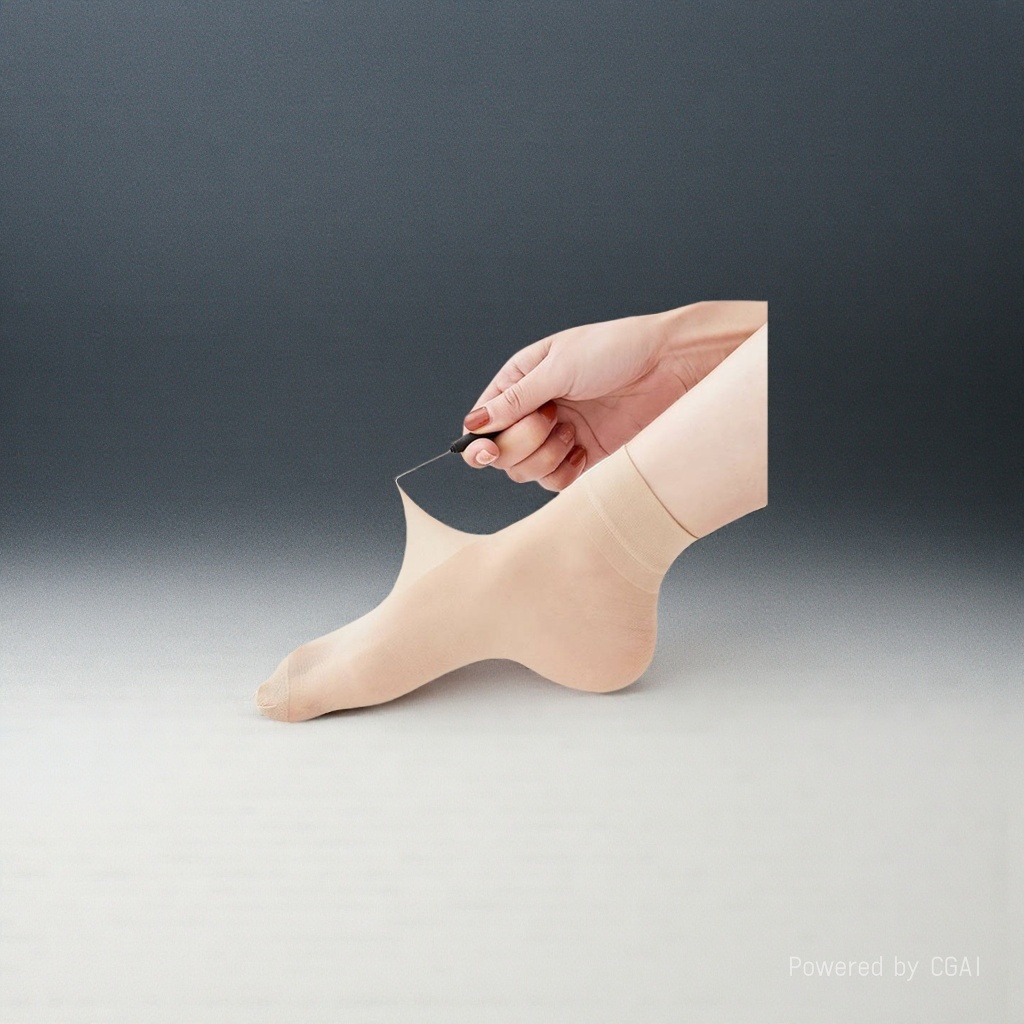 Silicone waterproof sock covers for baby feet in Yiwu + flesh-colored short socks for the ankles Application Scenario