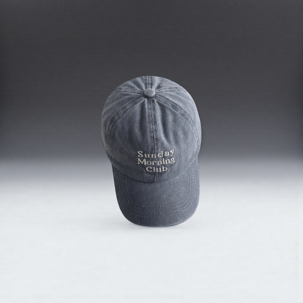 The main body of an adult grey baseball cap with sun protection and shade Specification image